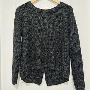 RACHEL Rachel Roy  Women’s size Large Long Sleeve Black and Metallic Multicolour